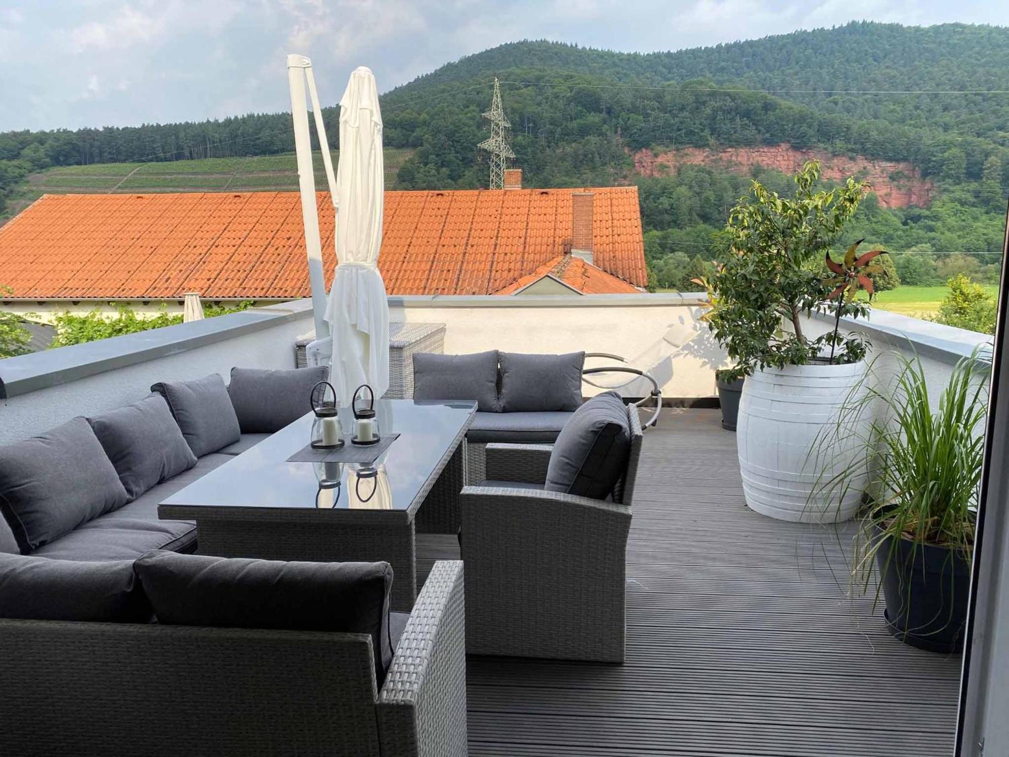 Ferienwohnung Weingut Sturm Buergstadt Exterior foto